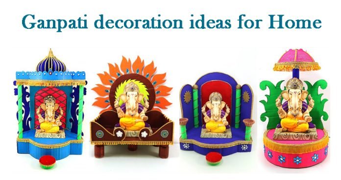 Ganpati decoration ideas for Home